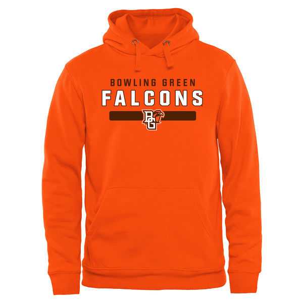 Men's Bowling Green St. Falcons Team Strong Pullover Hoodie - Orange,We sell and wholesale Men's Bowling Green St. Falcons Team Strong Pullover Hoodie - Orange on line form chian!